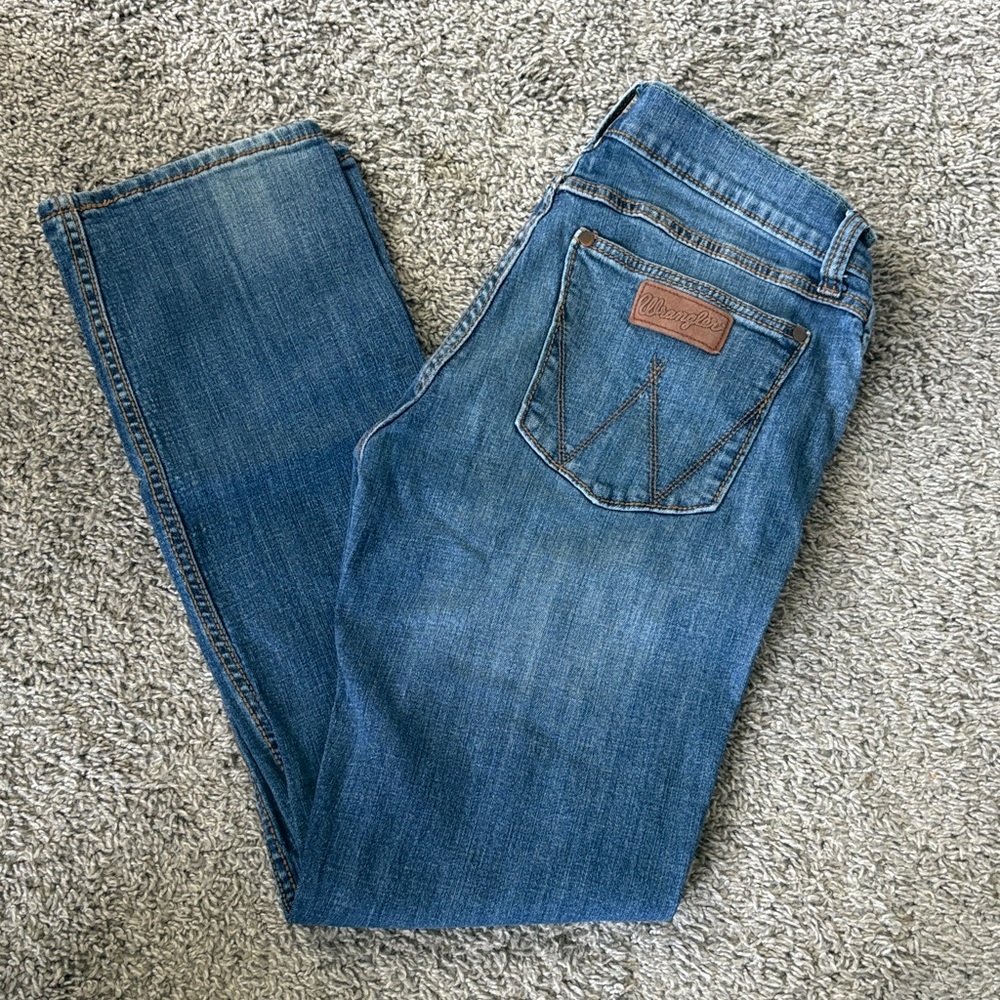 30x34 Men’s Wrangler Retro Slim Straight Jeans